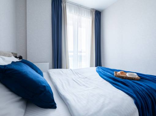 1-комнатная квартира на сутки. Минск Маяк. Метро 3 минуты. Бесконтактное заселение. Wi-Fi. Кухня объединена с жилой зоной. Отдельная спальня. - kvartirka.by