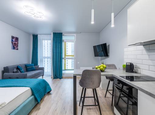 1-комнатная квартира-студия на сутки. Минск Мир. Быстрое заселение. Wi-Fi. Подходит для командировок и отдыха. - kvartirka.by