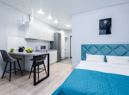 1-комнатная квартира-студия на сутки. Минск Мир. Быстрое заселение. Wi-Fi. Подходит для командировок и отдыха. - kvartirka.by