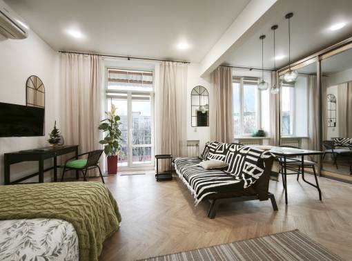 Просторная студия в Центре напротив БРУ  - kvartirka.by