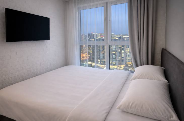 2-Комнатная квартира на час в  Минске,  Левина ул., 1    изображение 1 - kvartirka.by