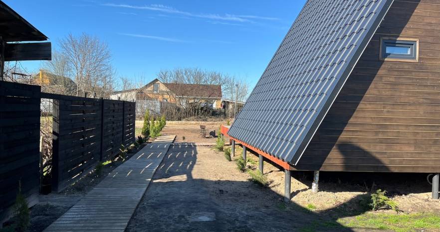 Сдаётся уютный A-frame дом " CHILL " в Гомельской области, г.Добруш, ул. Кривенченко, д.55  изображение 3 - kvartirka.by