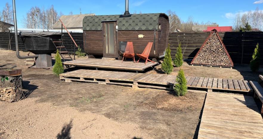 Сдаётся уютный A-frame дом " CHILL " в Гомельской области, г.Добруш, ул. Кривенченко, д.55  изображение 14 - kvartirka.by