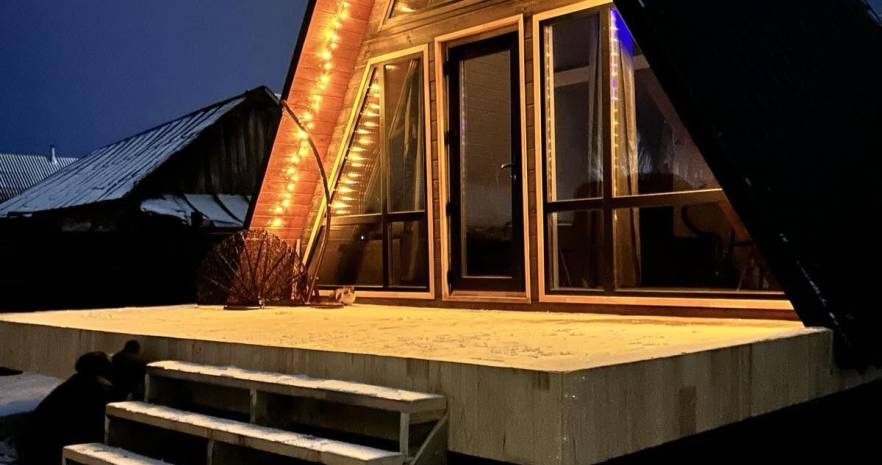 Сдаётся уютный A-frame дом " CHILL " в Гомельской области, г.Добруш, ул. Кривенченко, д.55  изображение 17 - kvartirka.by