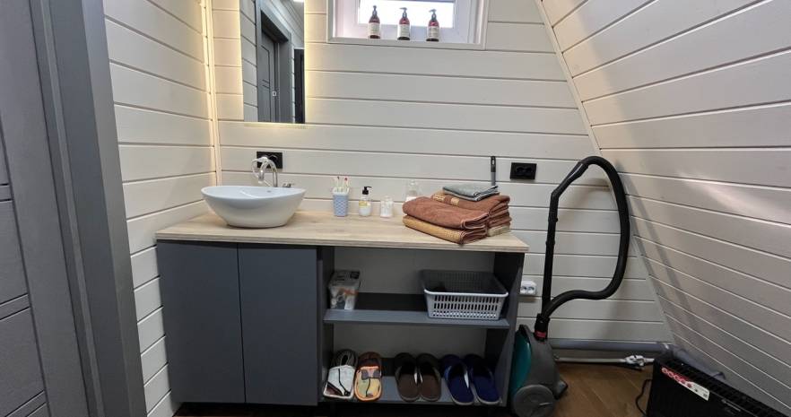 Сдаётся уютный A-frame дом " CHILL " в Гомельской области, г.Добруш, ул. Кривенченко, д.55  изображение 7 - kvartirka.by