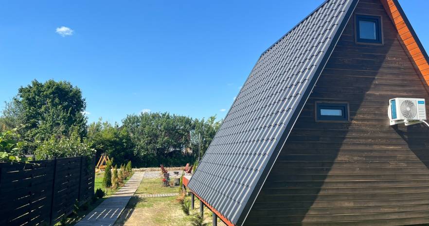 Сдаётся уютный A-frame дом " CHILL " в Гомельской области, г.Добруш, ул. Кривенченко, д.55  изображение 8 - kvartirka.by