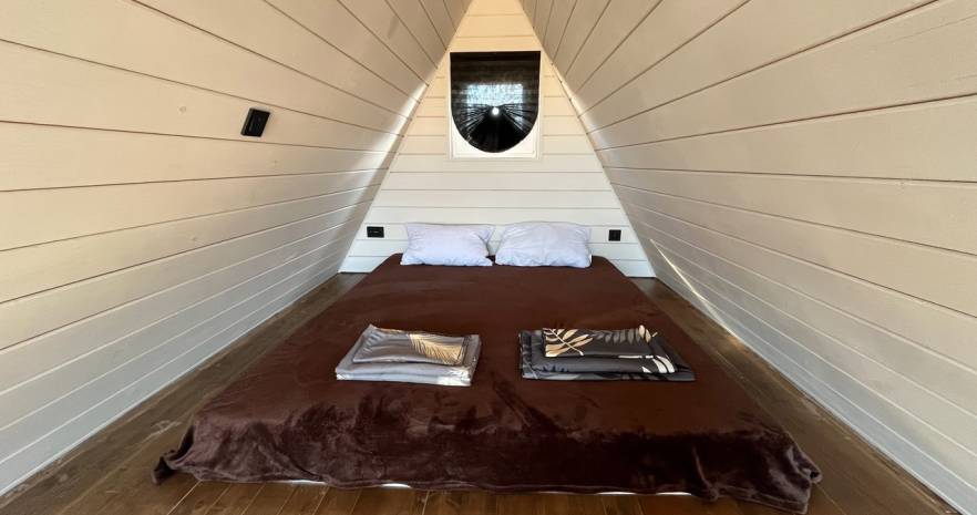 Сдаётся уютный A-frame дом " CHILL " в Гомельской области, г.Добруш, ул. Кривенченко, д.55  изображение 15 - kvartirka.by