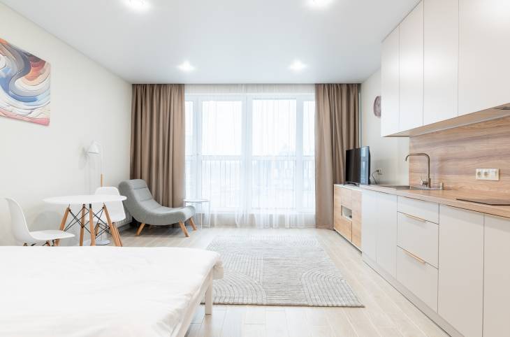 Студия на ночь в  Минске,  Николы Теслы ул., 20    изображение 1 - kvartirka.by