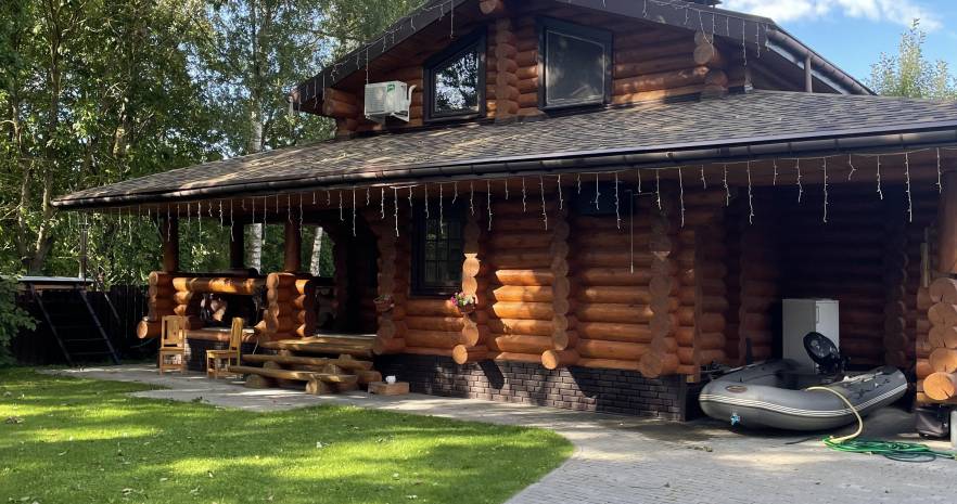 Дом с баней у реки в Минской области, Пригородный сельсовет., д. Студёнка ул. Береговая д. 9  изображение 1 - kvartirka.by