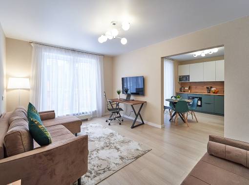 2-ка в ЖК Новая Боровая с удобными спальными местами Askona - kvartirka.by