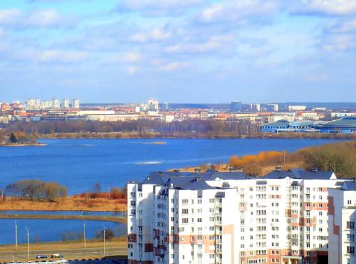 Восхитительный восход над озером - kvartirka.by