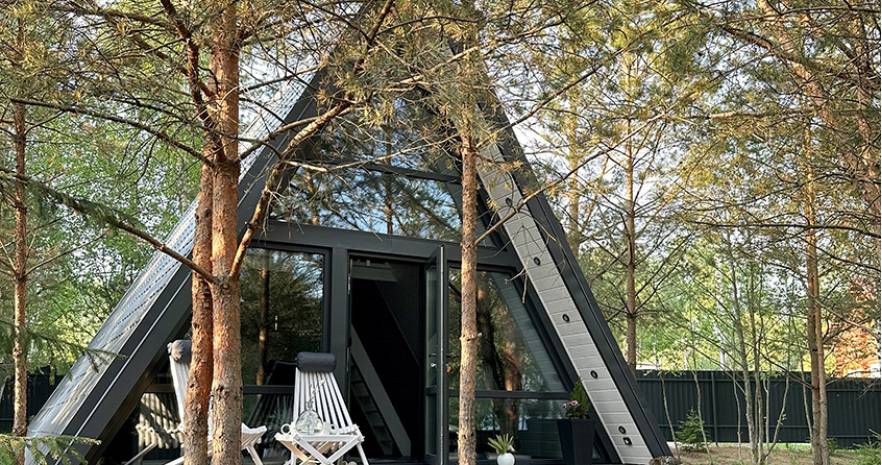 A-Frame House «White» в Минской области, СТ Надажда  изображение 4 - kvartirka.by