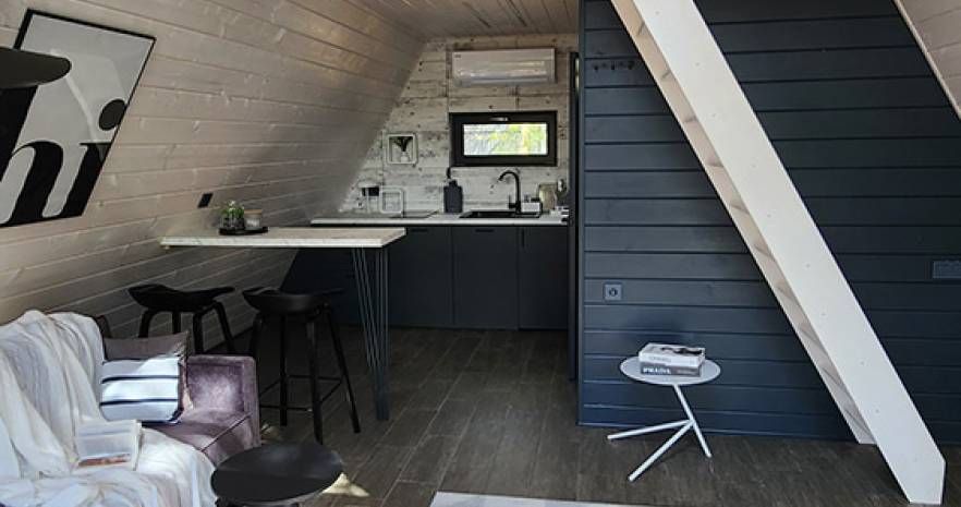 A-Frame House «White» в Минской области, СТ Надажда  изображение 10 - kvartirka.by