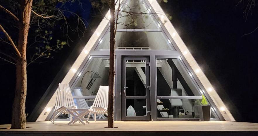 A-Frame House «White» в Минской области, СТ Надажда  изображение 16 - kvartirka.by