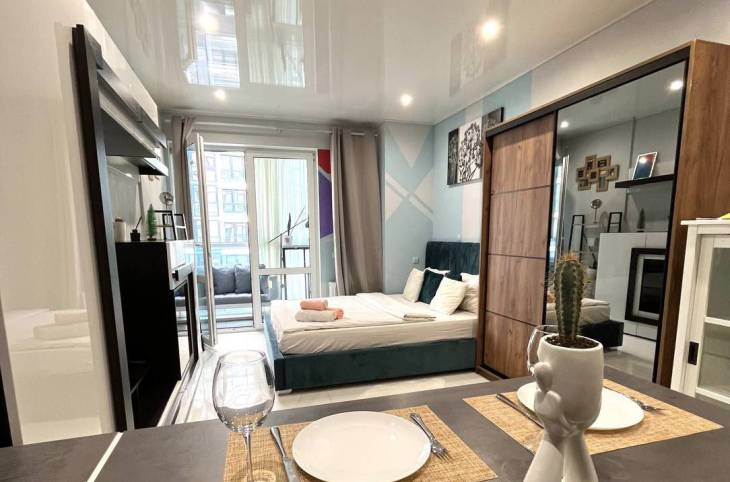 Студия на сутки в  Минске,  Братская ул., 14    изображение 1 - kvartirka.by