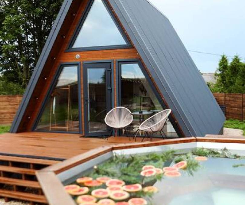 Треугольный дом с банным чаном PARADISE HOUSE BY - kvartirka.by