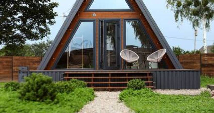 Треугольный дом с банным чаном PARADISE HOUSE BY в Брестской области, Малаховцы, ул Центральная 100  изображение 3 - kvartirka.by