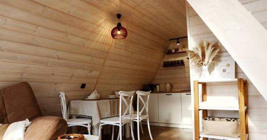 Треугольный дом с банным чаном PARADISE HOUSE BY в Брестской области, Малаховцы, ул Центральная 100  изображение 16 - kvartirka.by