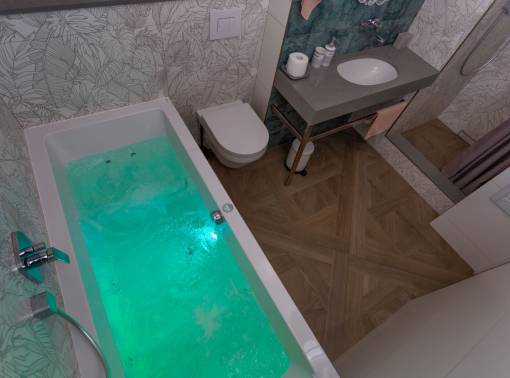 Роскошная ЭКО-студия  с КАМИНОМ и ДЖАКУЗИ!   - kvartirka.by