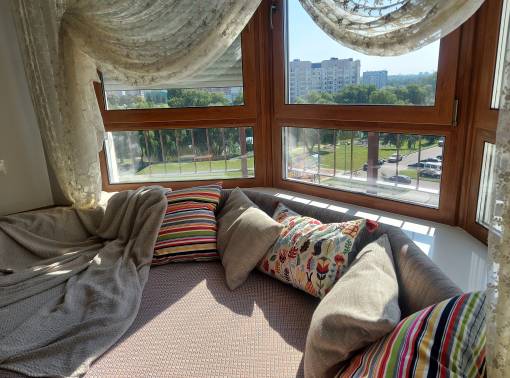 Роскошная ЭКО-студия в Минске с КАМИНОМ!   - kvartirka.by