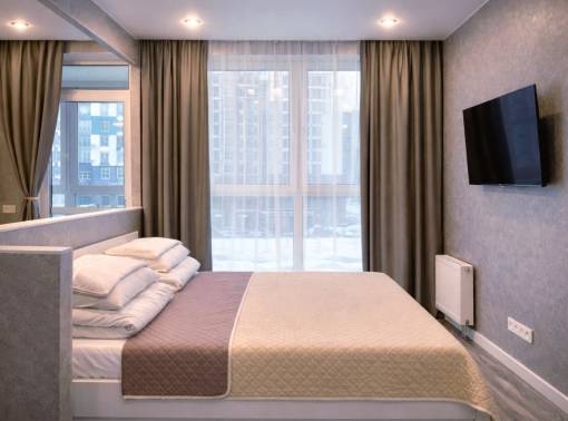 Новая уютная квартира c большой  кроватью - kvartirka.by