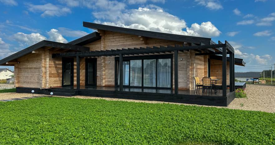 Новый дом для отдыха в Минской области, д.Знаменка, ул. Весенняя, д.6  изображение 1 - kvartirka.by