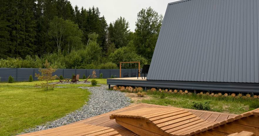 Треугольный дом A-frame «Заранак» в Минской области, Раковский с/с, СТ Заранак, д. 170  изображение 15 - kvartirka.by