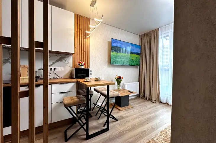 Фото 2: Квартира посуточно — Студия с террасой 16м² на улице Николы Теслы